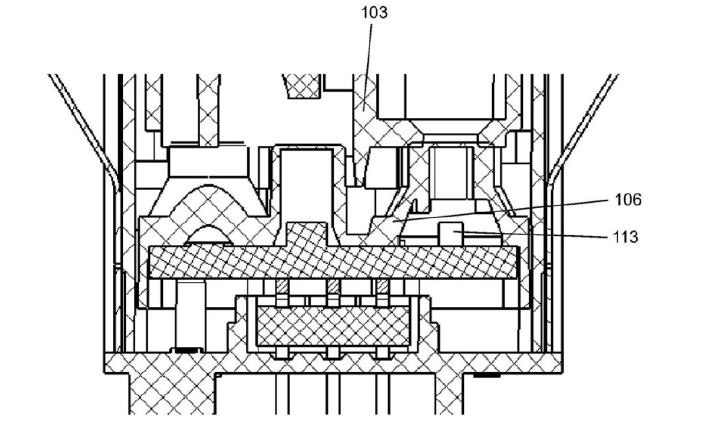 導電橡膠壓頭示意圖LED光源安裝空間設計圖 導電橡膠壓頭示意圖LED光源安裝空間設計圖