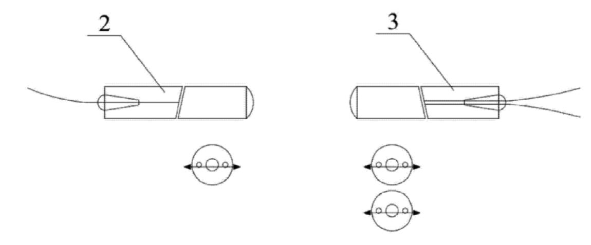 單保偏與雙保偏光纖準直器安裝位置示意圖 - 廣西科毅光通信