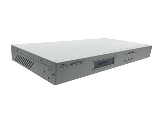 3-1×4 機架式光開(kāi)關(guān)產(chǎn)品側面圖 - 科毅光開(kāi)關(guān)