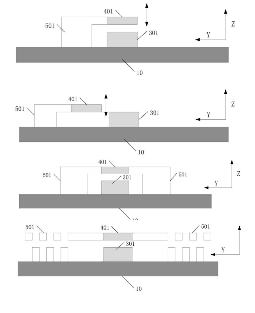 多種相位調節驅動(dòng)結構示意圖，包括懸臂梁、彈簧與梳齒驅動(dòng)器 - 廣西科毅光通信科技有限公司