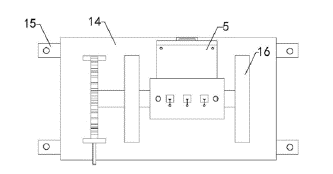 抗彎曲光纖分路器角度調節裝置結構示意圖-廣西科毅光通信